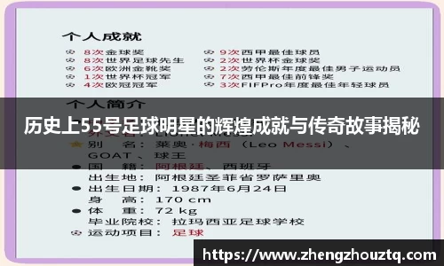 历史上55号足球明星的辉煌成就与传奇故事揭秘
